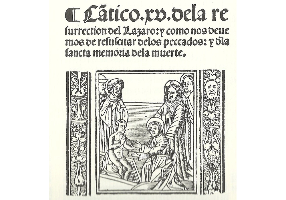 Retablo vida Cristo-Padilla-Eguía-Incunabula & Ancient Books-facsimile book-Vicent García Editores-7 Jesus and Lazare